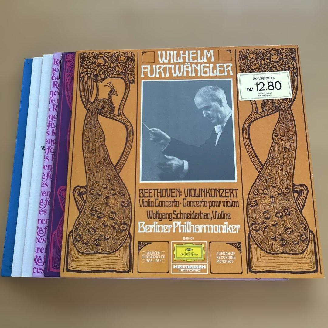 廃盤輸入盤LP6枚セット　フルトヴェングラー 独盤、仏盤、英協会盤　ベネズエラ響