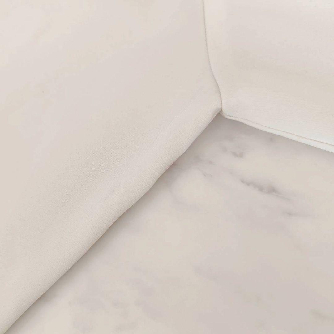 Theory 洗える スタンドカラー フォーマル ブラウス アイボリー