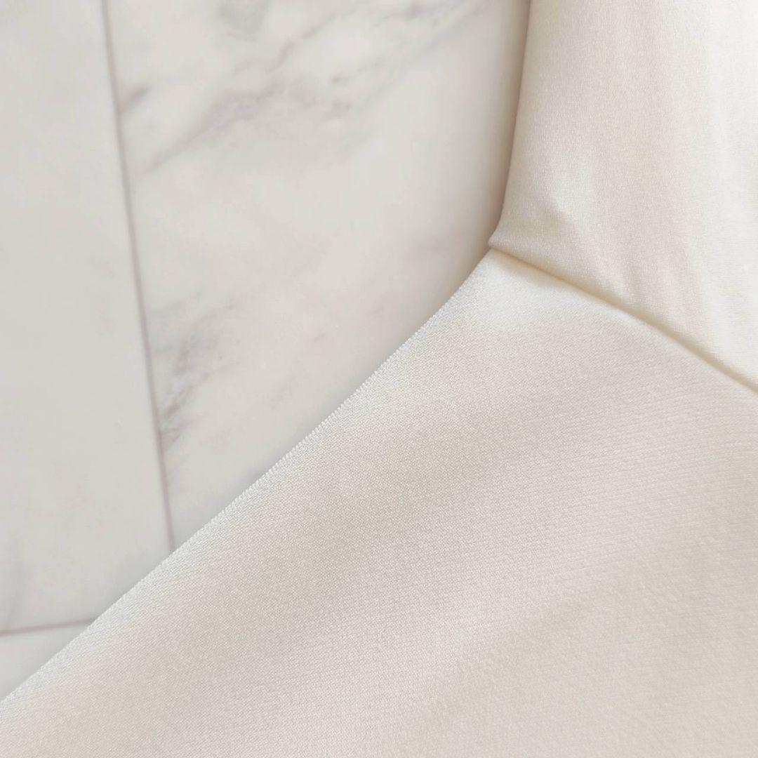 Theory 洗える スタンドカラー フォーマル ブラウス アイボリー