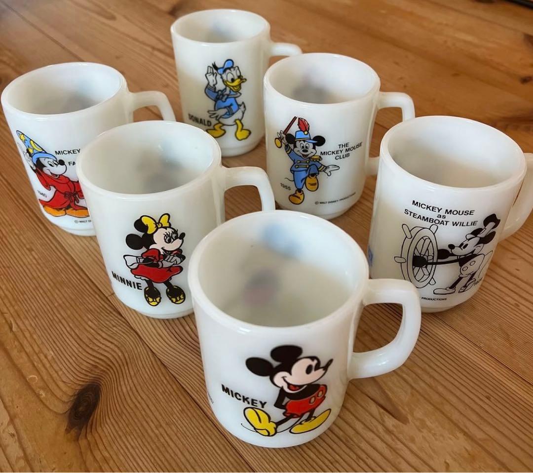 ファイヤーキング　ペプシ・コレクターズマグ　6個セット　ビンテージ　ディズニー