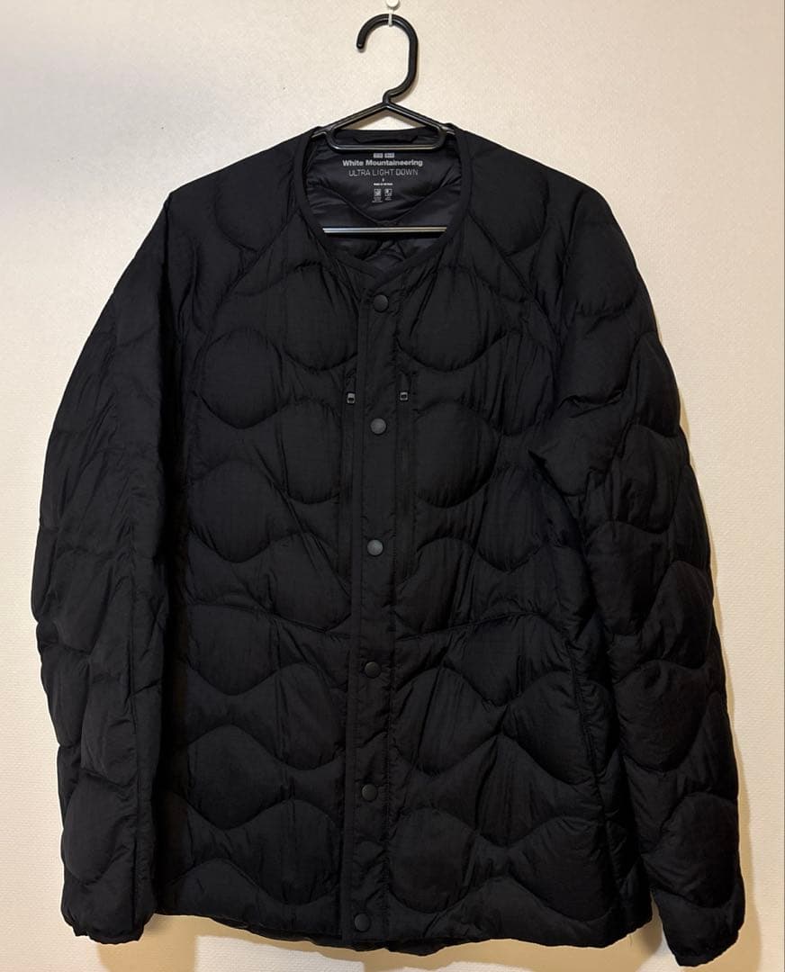 ユニクロウルトラライトダウンオーバーサイズジャケット　ホワイトマウンテニアリング