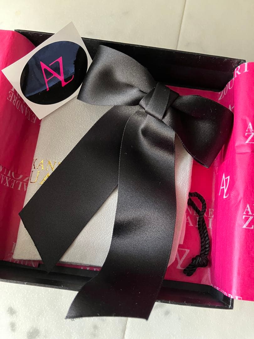 御専用　新品　ALEXANDRE ZOUARI アレクサンドル ズアリ リボン