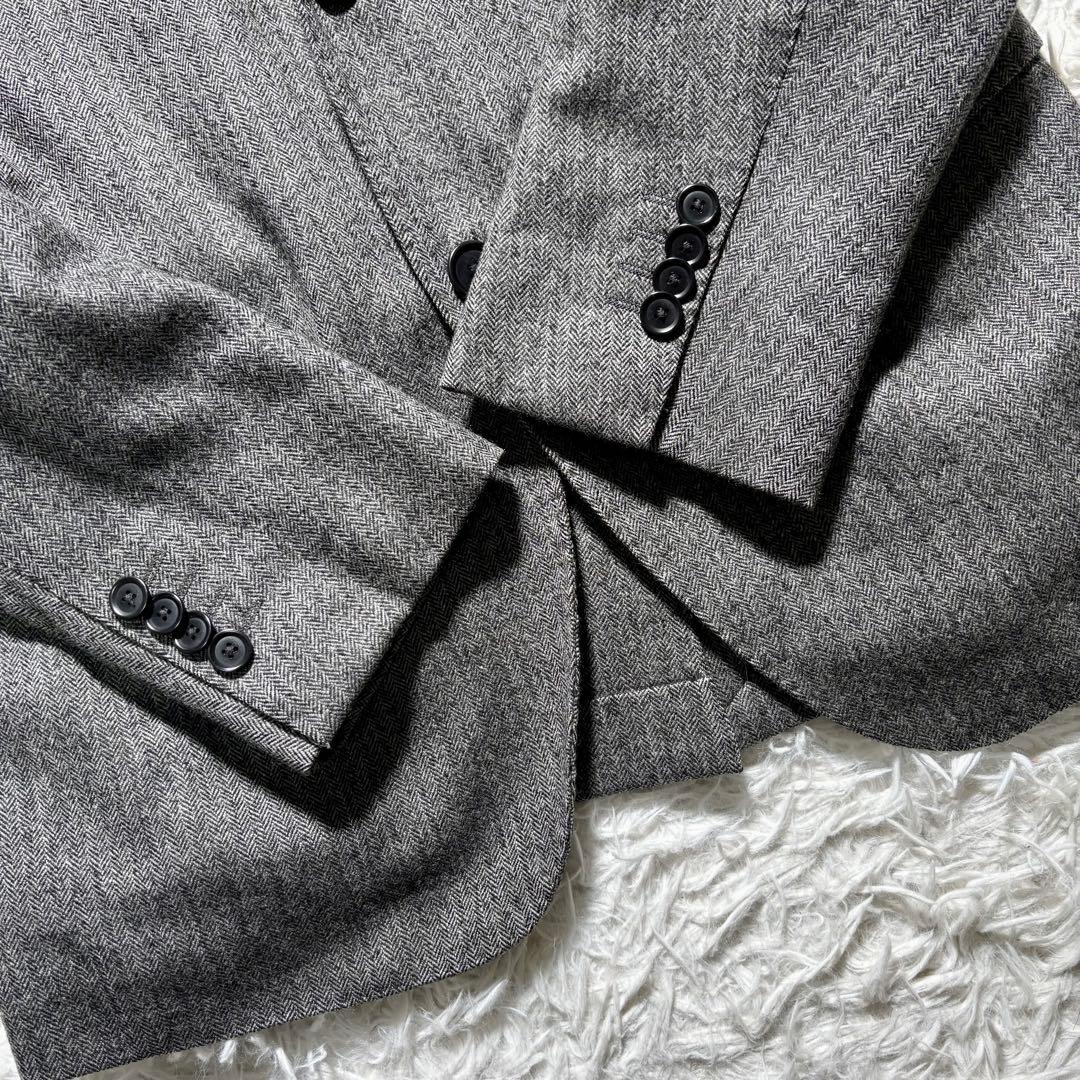 【美品】トゥモローランド　テーラードジャケット　ロロピアーナ　46 カシミヤ混