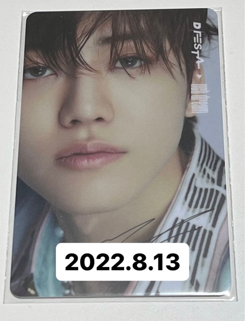 dfesta d'festa nctdream ジェミン　8/13 トレカ 特典