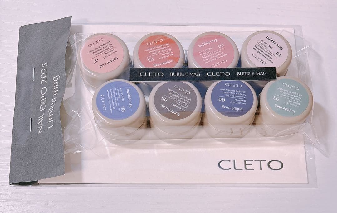 ネイルエキスポ 2025 CLETO bubble mag 未開封品 チャート付