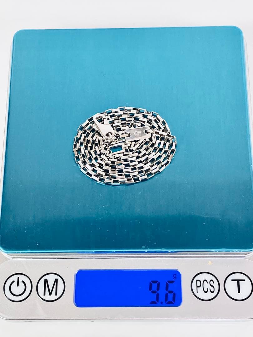 【超美品！送無】GUCCI ボストン チェーン ネックレス シルバー925