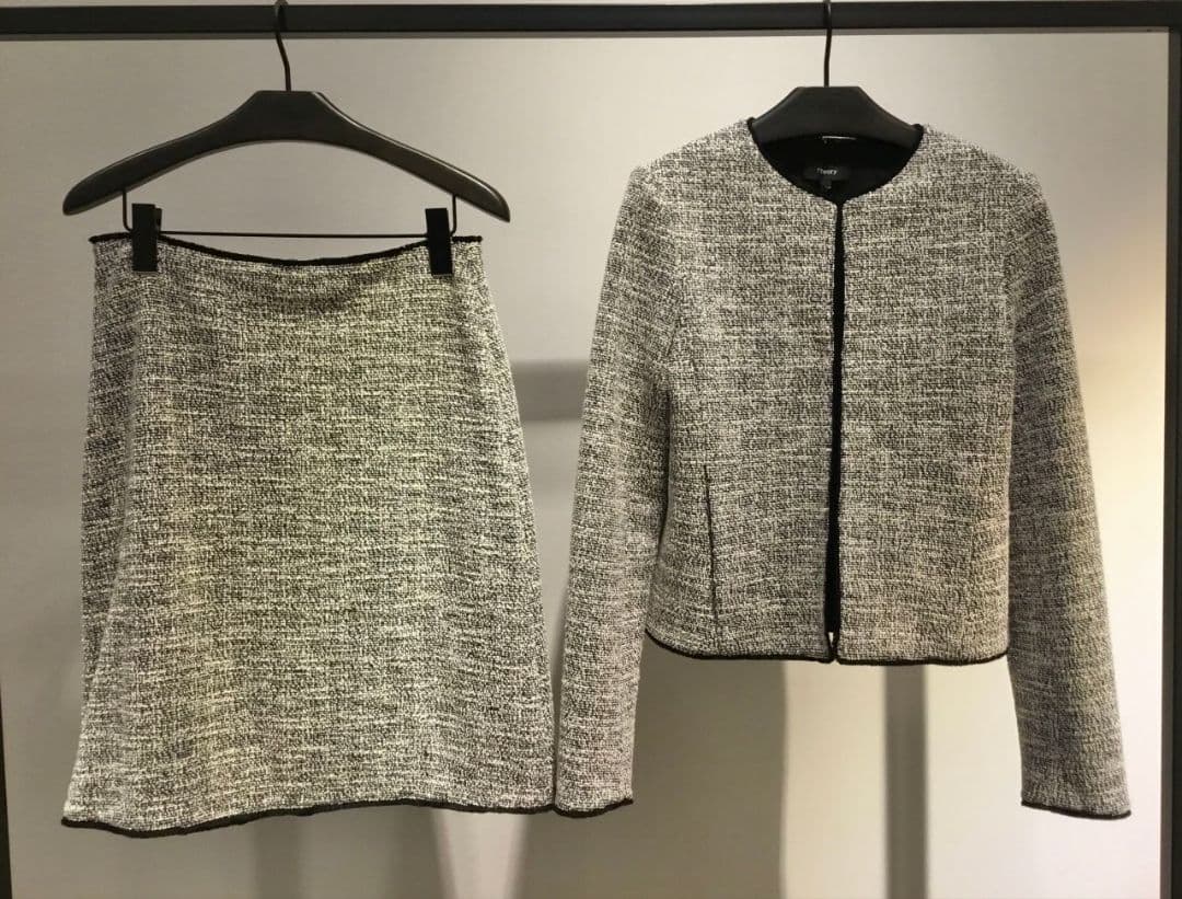 2020AW セオリー ツイードスーツ 入学式 卒業式