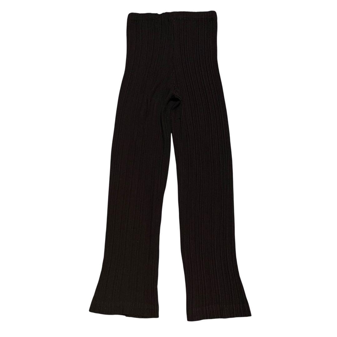 【イッセイミヤケ】　フレアパンツ　ボトムス プリーツプリーズ　Sサイズ　@