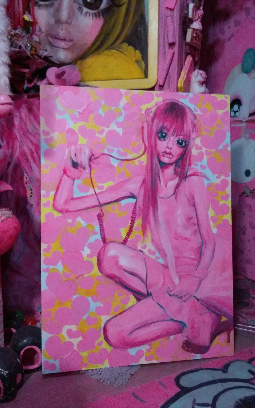 あさくら画廊のハートの世界の女の子☆