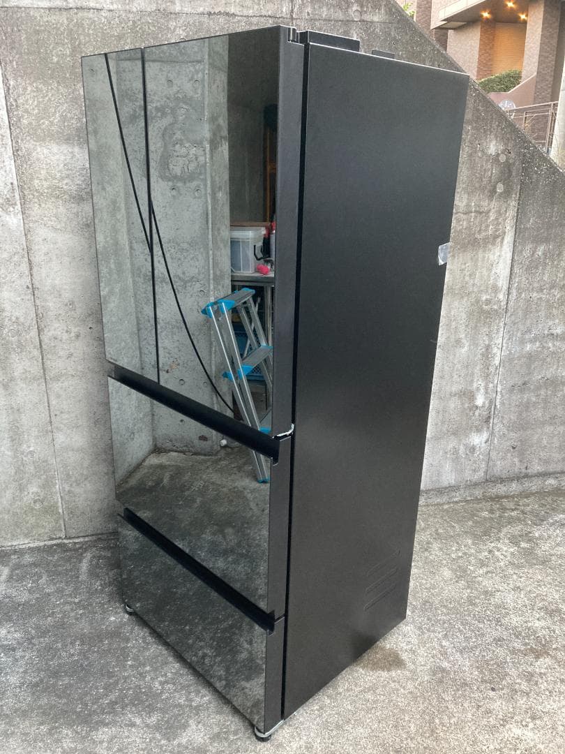 送料込 22年製 TWINBIRD HR-EI35 中身が見える冷蔵庫 354L