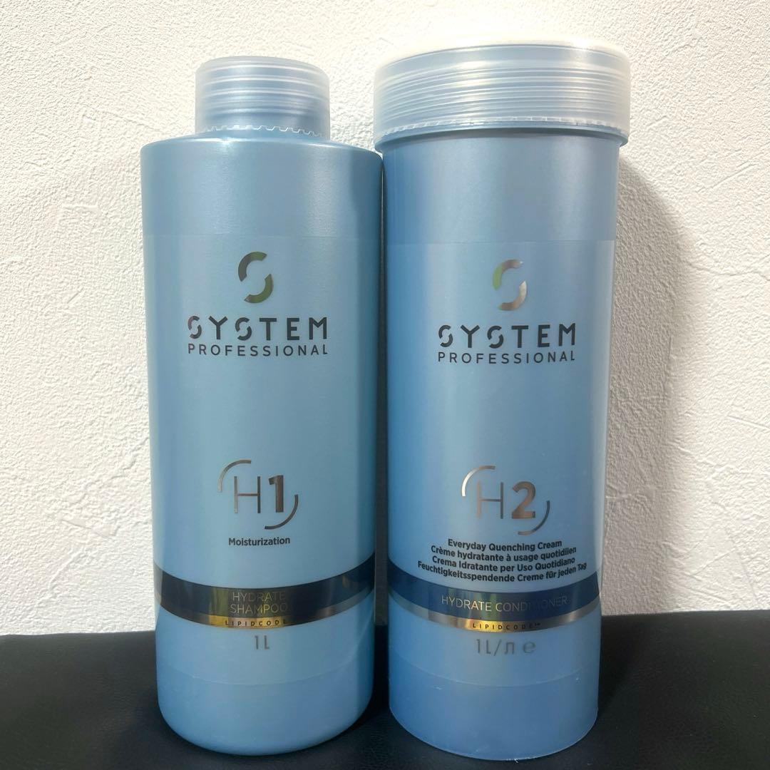 最安値❗️systemシステム　ハイドレイド　シャンプー1L　トリートメント1L