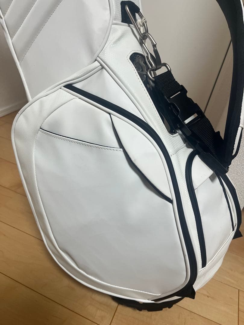 MNMLゴルフ キャディバッグ スタンドバッグ ホワイト