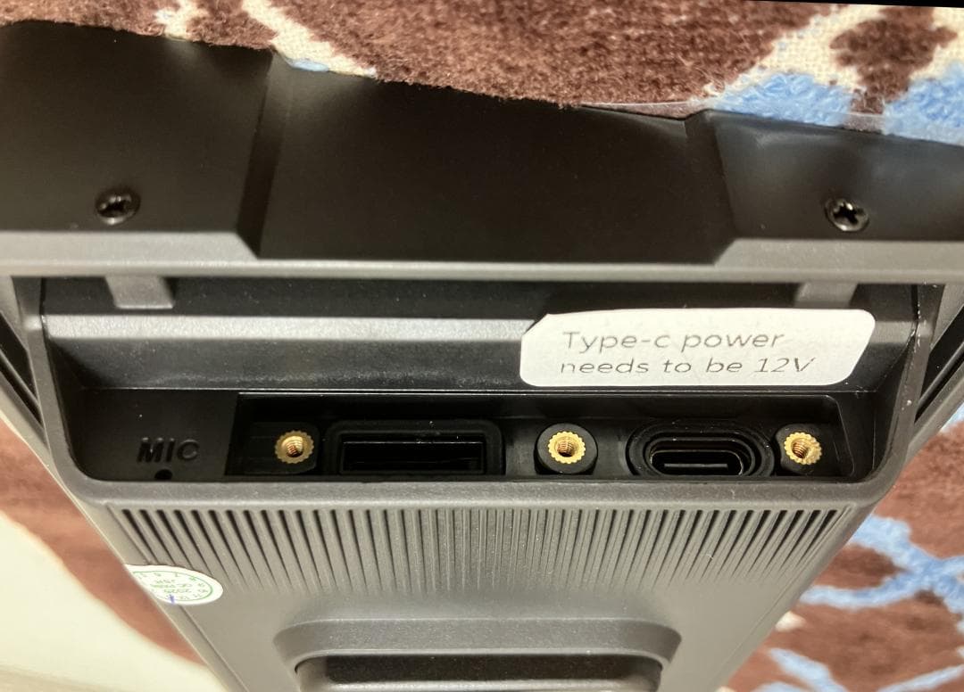 バイク スマートモニター　CarPlay Android Auto ドラレコ付き