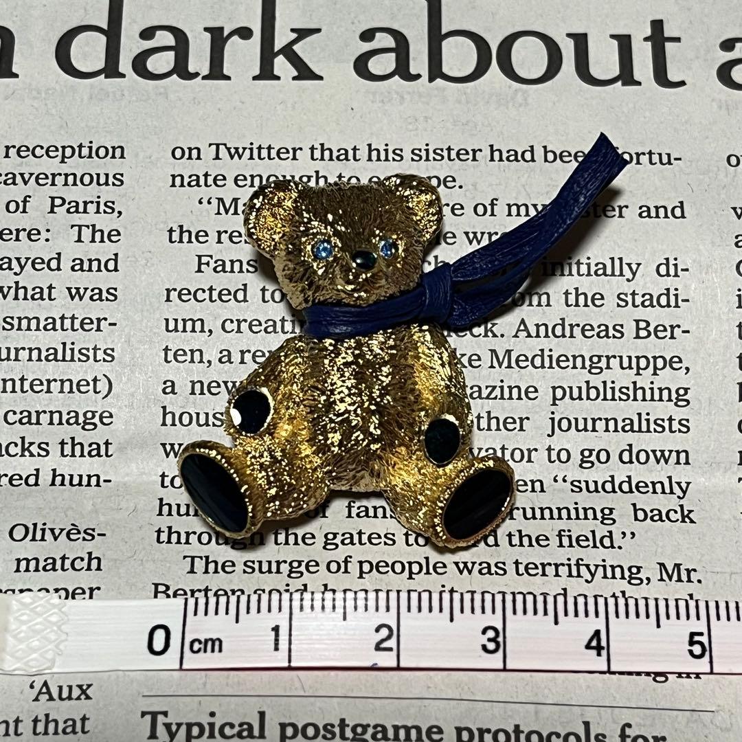 バーバリー　ブローチ　ヴィンテージ　ビンテージ　オールド　アンティーク　ベア　熊