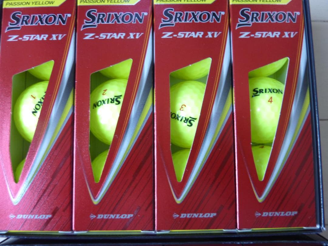 新品未使用　スリクソンSRIXON　 Z-STAR XV イエロー 3ダース