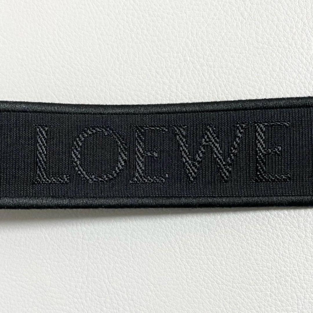 LOEWE ロエベ アナグラム ストラップ 黒