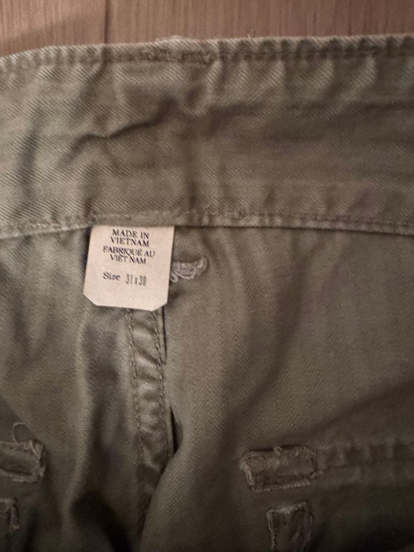 RRL ダブルアールエル ミリタリー パンツ 31 30 ヘリンボーン ベイカー