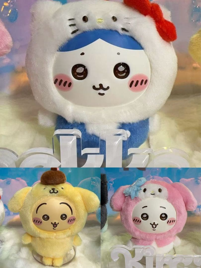 3種類 ちいかわ　サンリオキャラクターズ　Kiramekko コンプリートセット