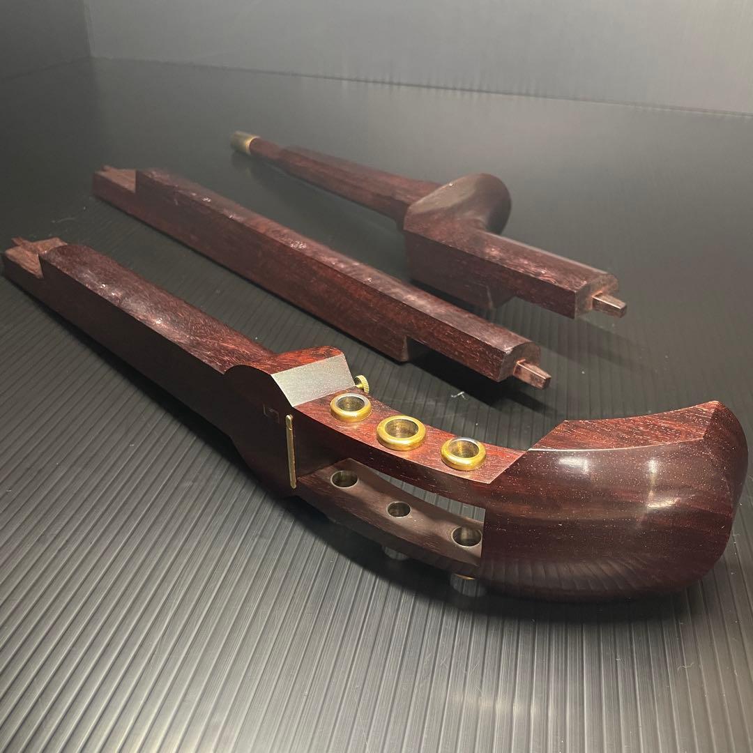 美品 津軽三味線 子持綾杉 虎トチ 金トチ 二本溝 紅木 津軽塗り 即演奏可能