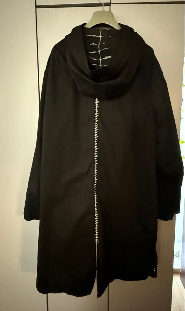 ケムリ　KmRii コットン　コート　ユニセックス　ブラック