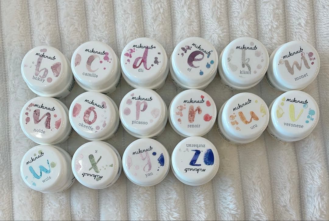 新品未使用mikigelネイルカラー 16個セット