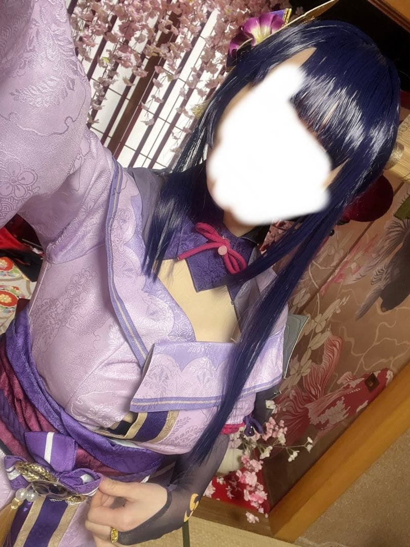 【※大幅値下げ】原神　雷電将軍　コスプレ一式　武器込み