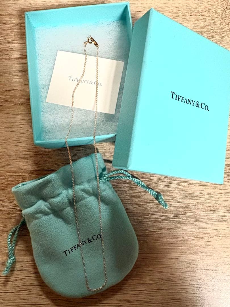 ティファニー⭐︎ローズゴールド⭐︎チェーンネックレス18K