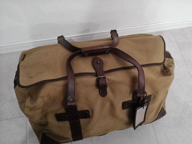 ポロ ラルフローレン 2WAY レザー × キャンバス ボストンバッグ カバン