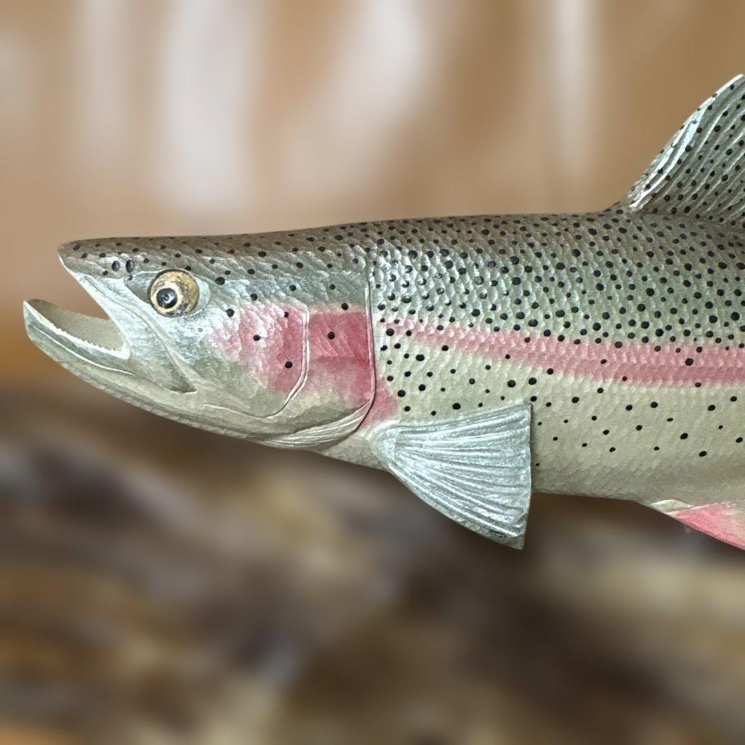 T-CRAFT 中村俊幸氏作 虹鱒木彫