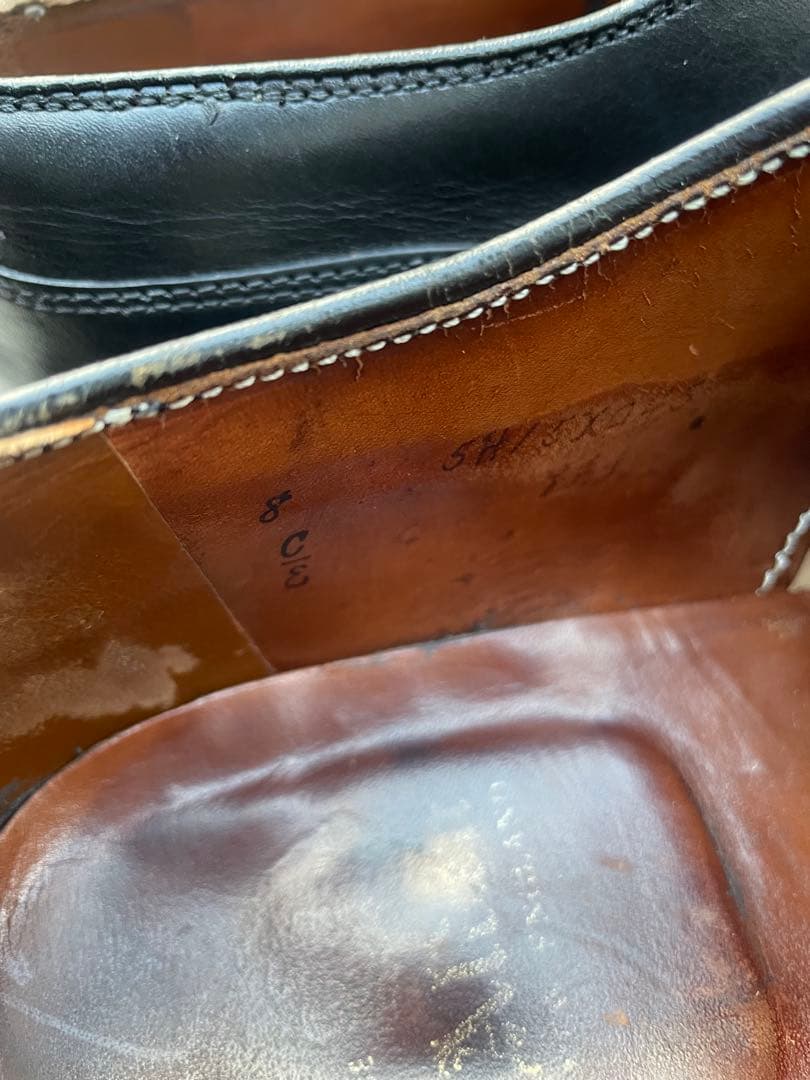 Alden ブラックシューズ　箱あり