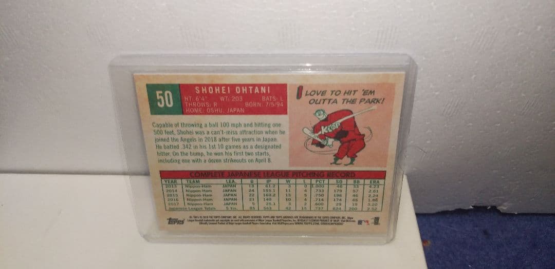 大谷翔平　rookie card