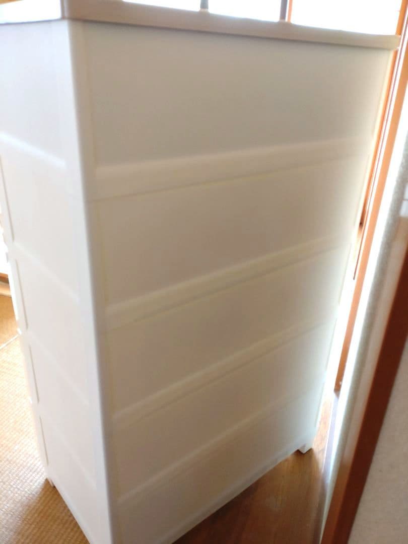 フィッツプラス　ルームチェスト5段メープル