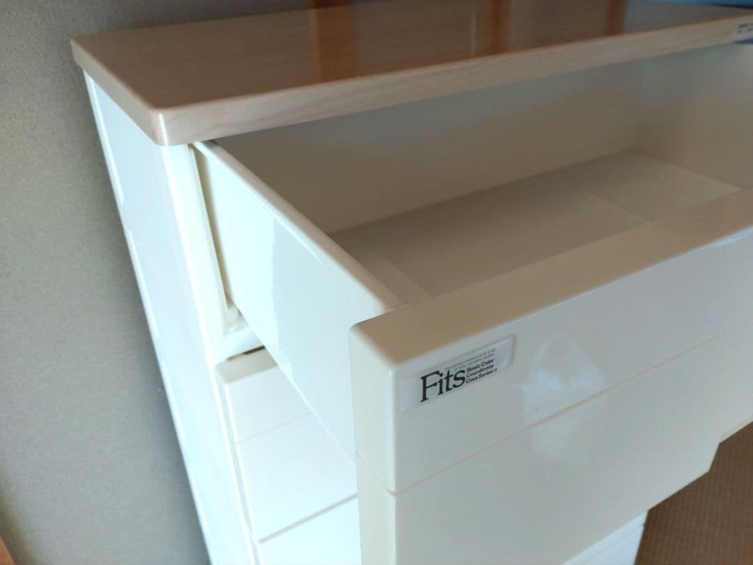 フィッツプラス　ルームチェスト5段メープル