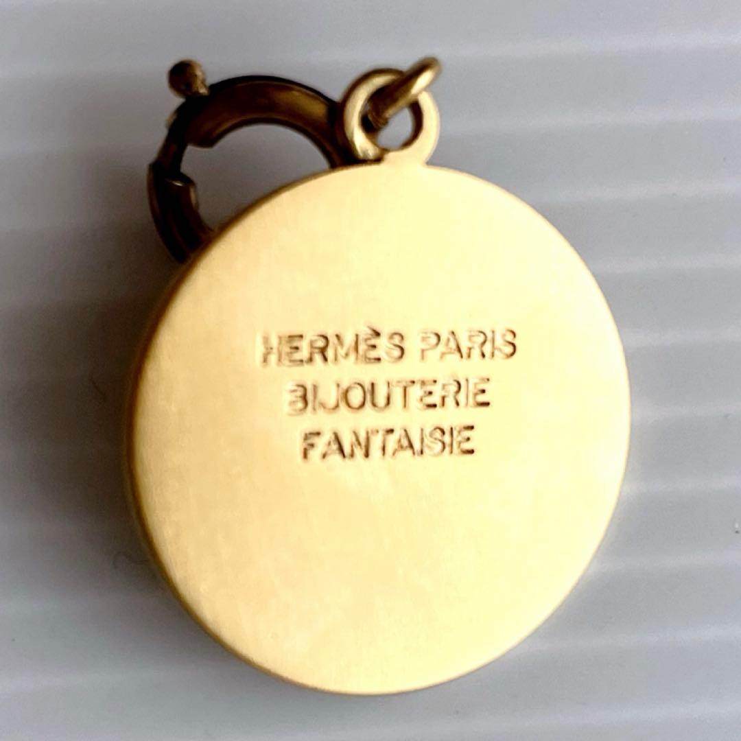 極美品　エルメス　セリエ　　チャーム　　ペンダントトップ　ゴールド