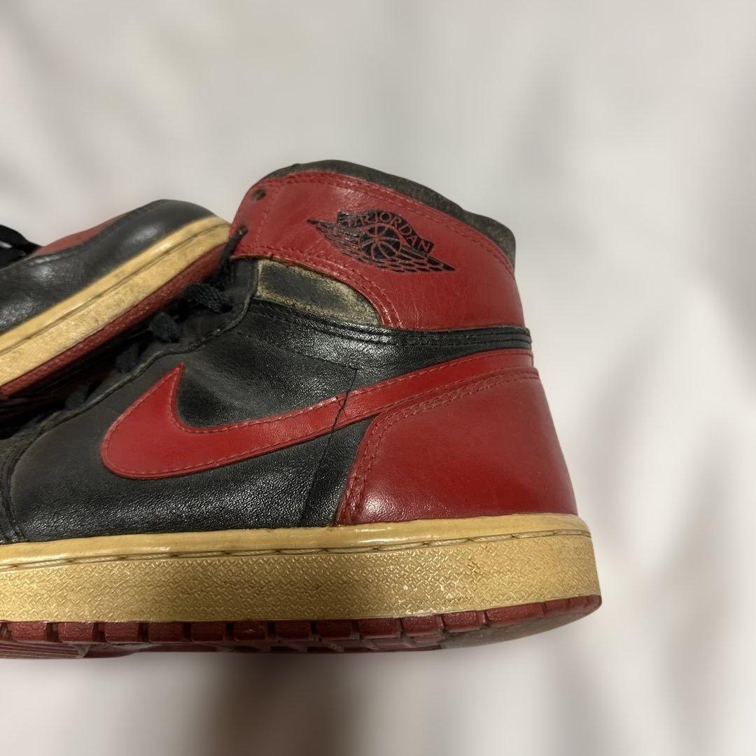 85年AJ1オリジナル黒赤(サイズ不明)