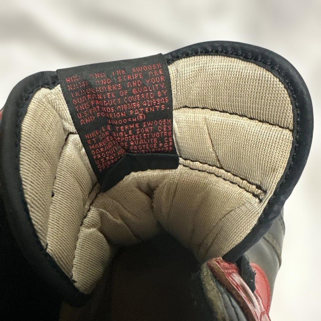 85年AJ1オリジナル黒赤(サイズ不明)