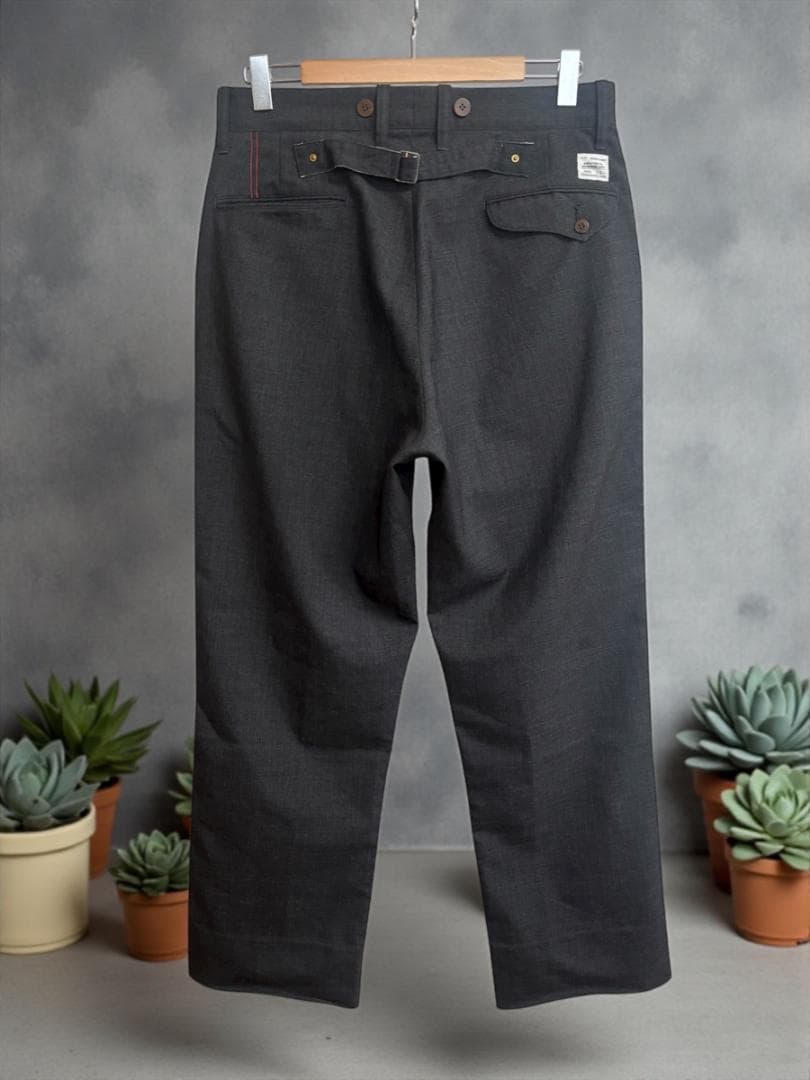 【ANACHRONORM】アナクロノーム シンチバックワイドスラックス