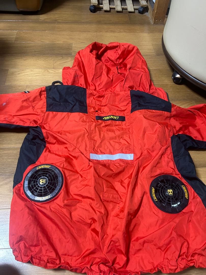 BURTLE 空調服 LLサイズ レッド　充電ツール欠品