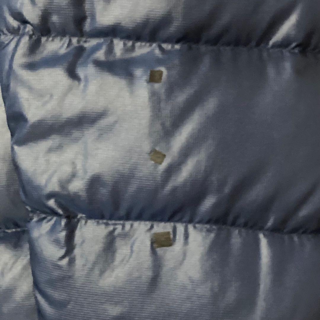 【ザ・ノースフェイス】ヌプシ　ダウンジャケット　S ネイビー　刺繍ロゴ　人気　h