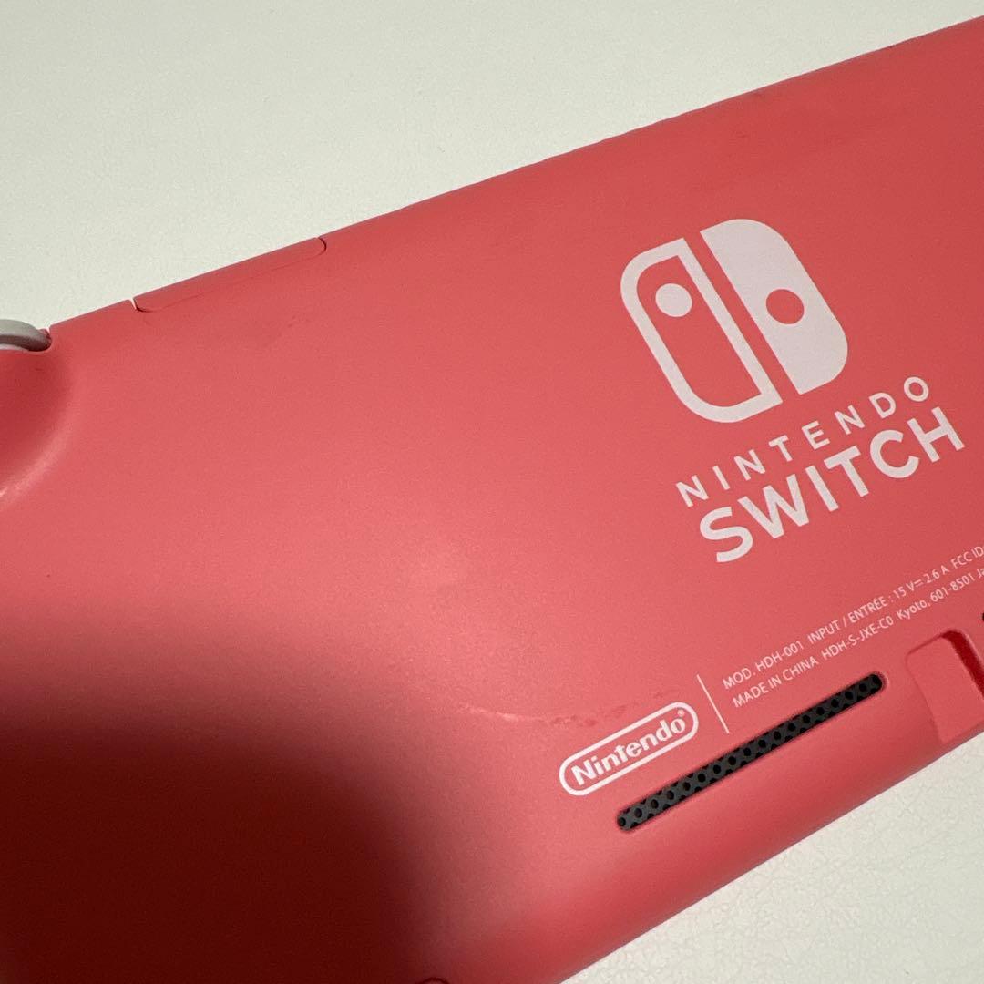 Nintendo Switch Lite ピンク 本体　グリップ付き