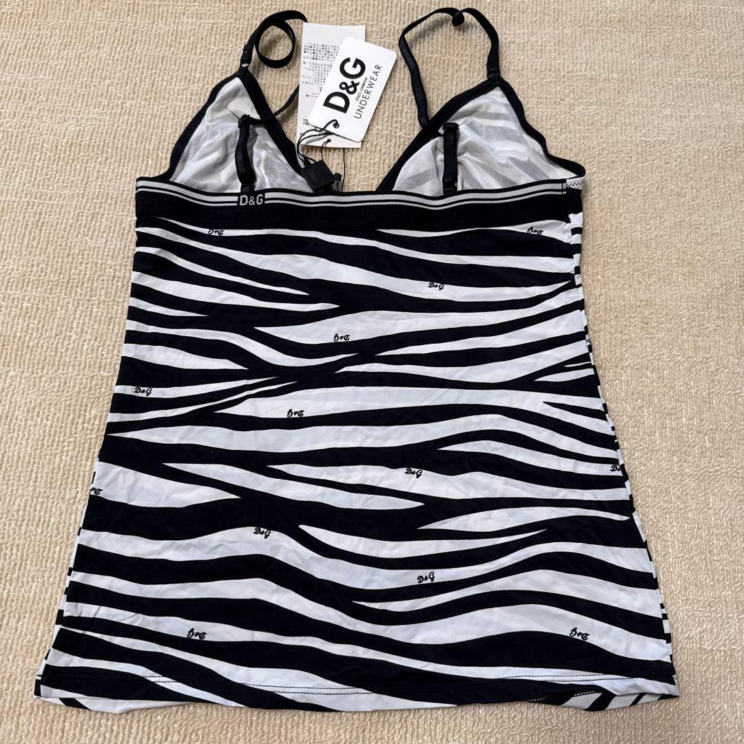 【D&G】新品未使用箱付き　ゼブラ柄 キャミソール Mサイズ