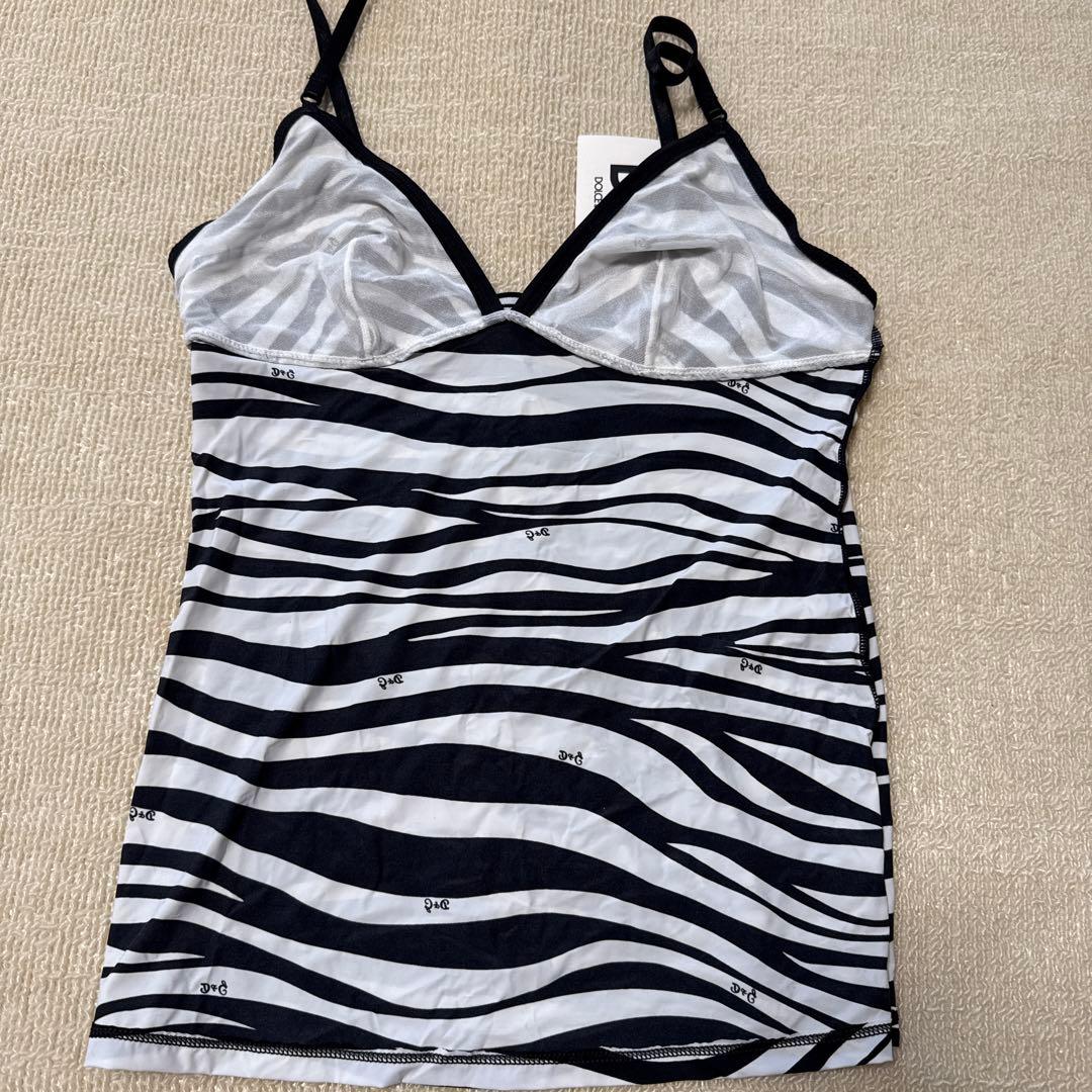 【D&G】新品未使用箱付き　ゼブラ柄 キャミソール Mサイズ
