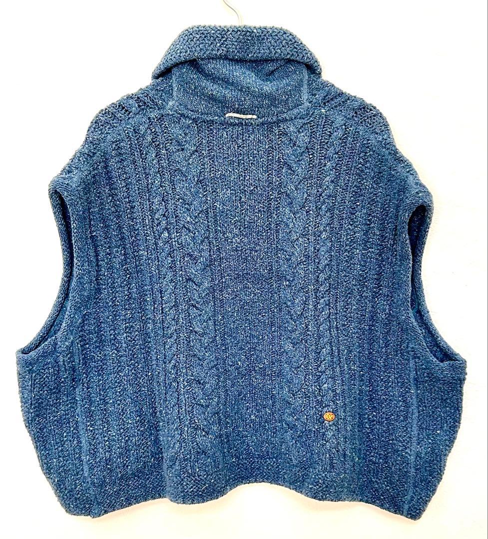 45R ケーブルニットベスト SDL