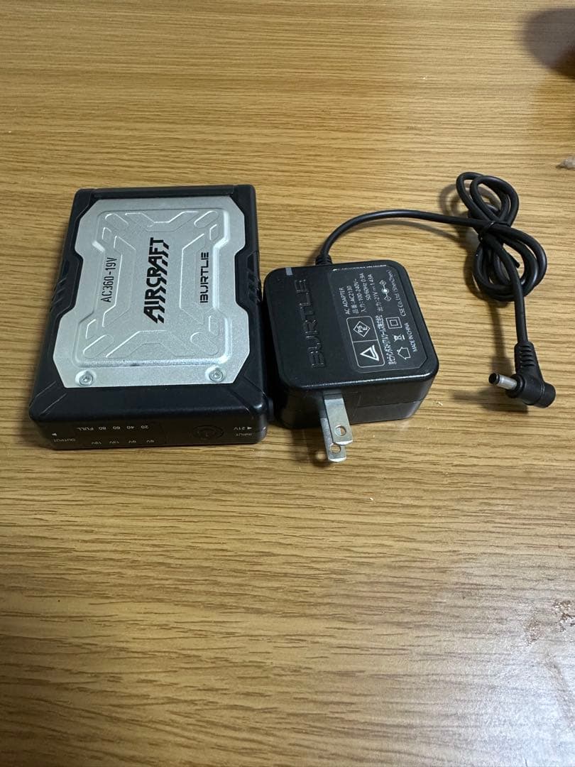 美品AC360-19V Burtle バッテリーと充電器