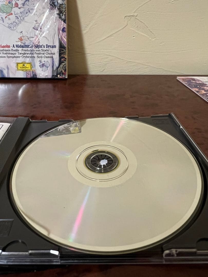 サイン　メンデルスゾーン 夏の夜の夢 小澤征爾CD 吉永小百合×天野喜孝