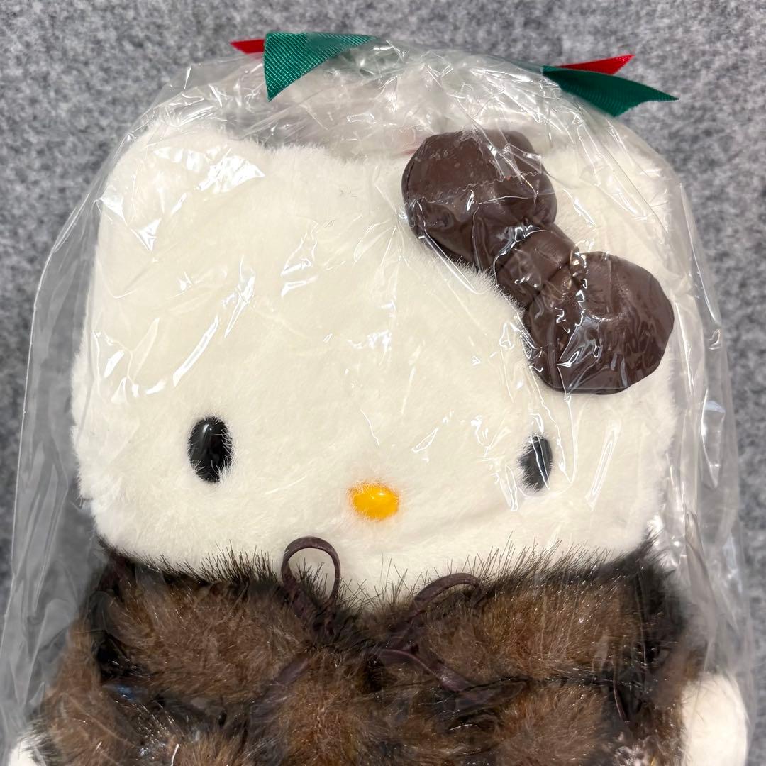 ハローキティ ドール ぬいぐるみ ミンク コート 焦茶