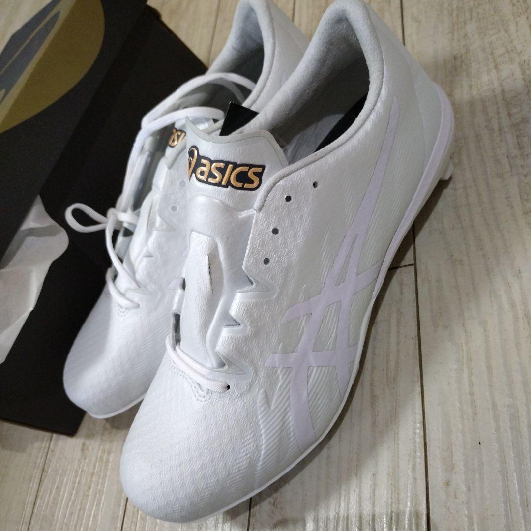 新品 asics GoldSTAGE ipro ma3 スパイク 白 26.5