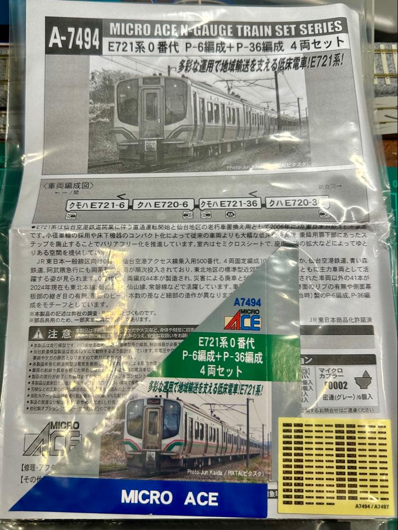 【現状品】 A-7494 E721系0番代 4両セット