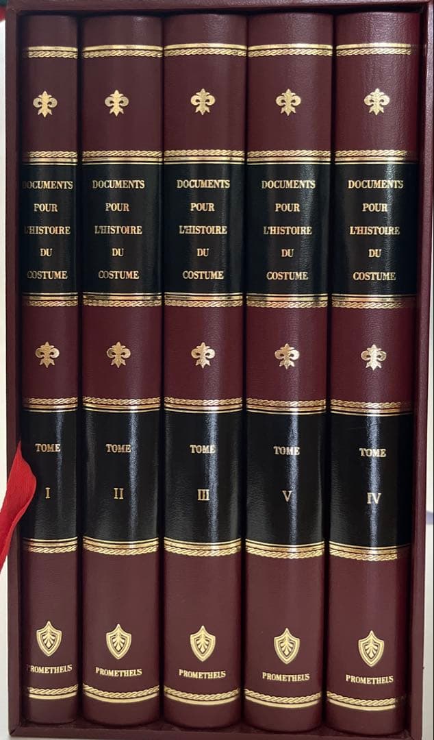 【希少】フランスの衣装とモード全集 復刻版 洋書（日本語解説書付）限定999部