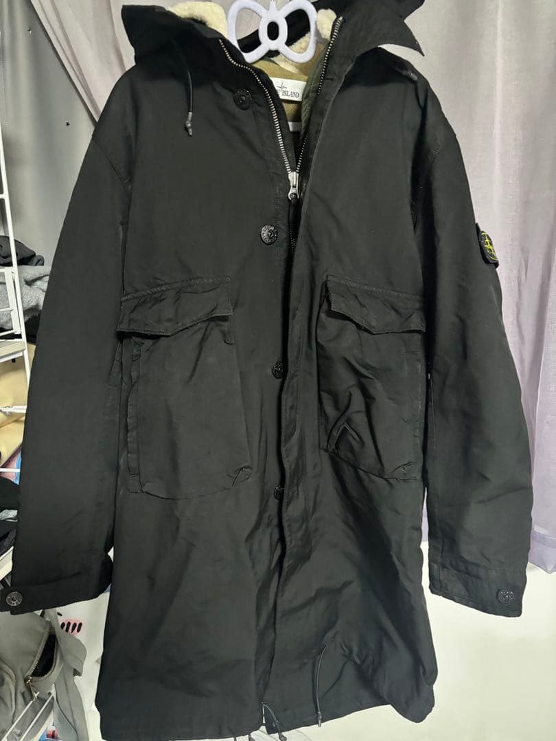 Stone  ブラックモッズコート